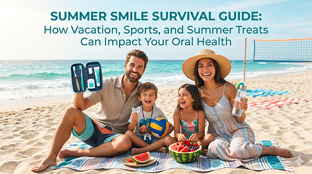 Summer Smile Survival Guide: How Vacation, Sports, and Summer Treats Can Impact Your Oral Health